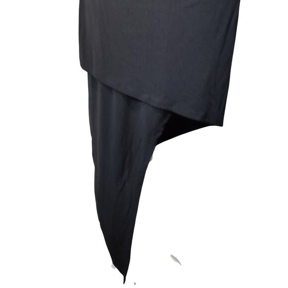 NWT Almost Famous Sz M Y2K Black Asymetrical Babydoll Dress Witchy Whimsy Goth - Picture 4 of 9